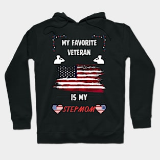 veteran stepmom Hoodie